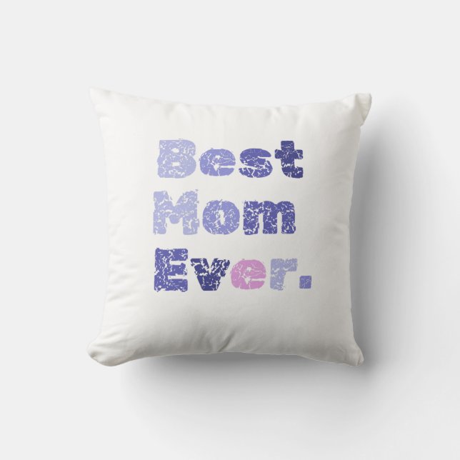 Almofada Melhor Dia de as mães Da Mãe (Frente)