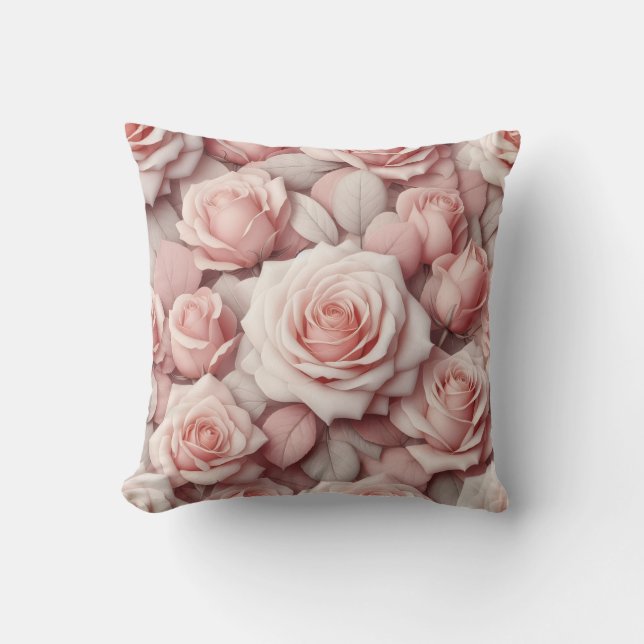 Almofada Melhor em Rosas Rosadas (Frente)