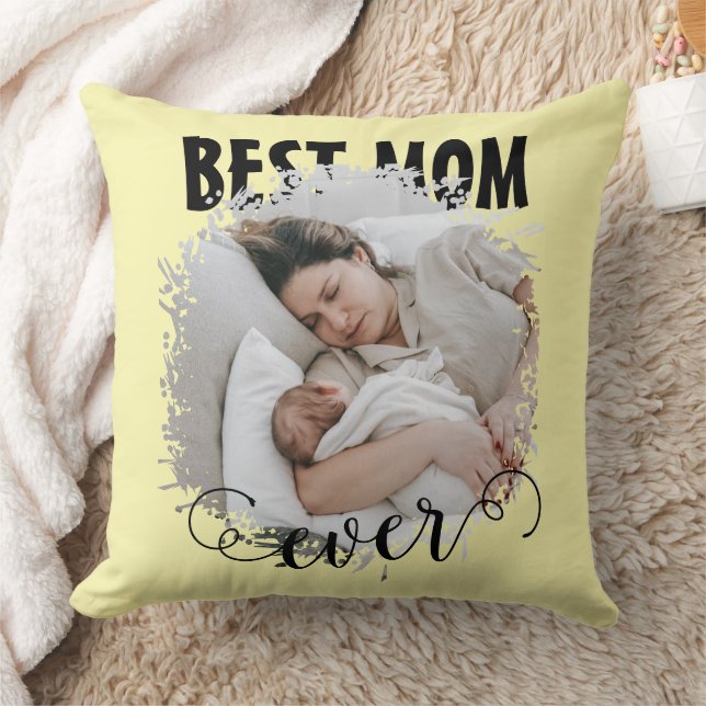Almofada Melhor Foto de Mãe Nunca (Cobertor)