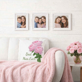Almofada Melhor Ideia de Presente para o Dia das Mães Rosas