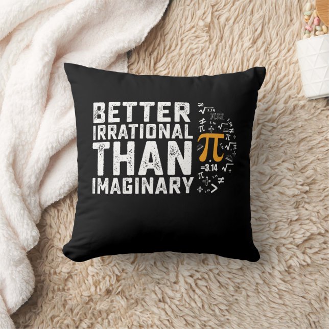 Almofada Melhor Irracional do que Matemática Imaginária do  (Cobertor)