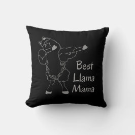 Almofada MELHOR LLAMA MÃE ideia de presente engraçado para
