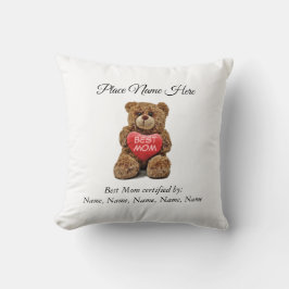 Almofada Melhor Mãe certificada por seus Filhos