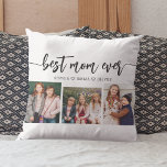 Almofada Melhor Mãe de Todos - Colagem de Fotos do Dia de a<br><div class="desc">Comemore o Dia de as mães com o melhor Travesseiro decorativo de Colagem de Fotos da Mãe. Esta manutenção personalizada apresenta uma bela coleção de fotos queridas capturando momentos especiais com sua mãe. Feito com materiais de alta qualidade, adiciona um toque na moda e sentimental a qualquer espaço, perfeito para...</div>