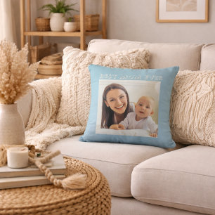 Almofada Melhor Mãe do Mundo Dia das Mães Foto Personalizad