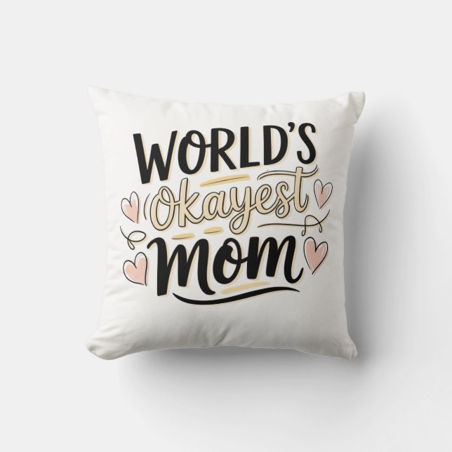 Almofada Melhor Mãe do Mundo Não (Frente)