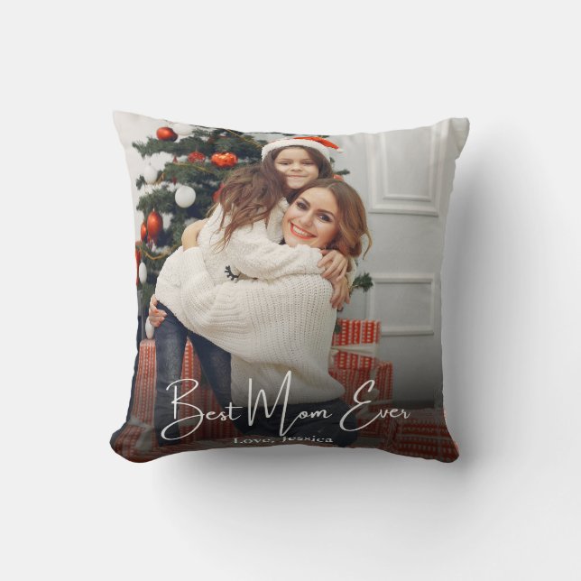 Almofada Melhor Mãe Já Personalizada Foto (Frente)