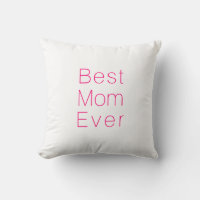 Melhor mãe, minimalista branco de fúchsia rosa que