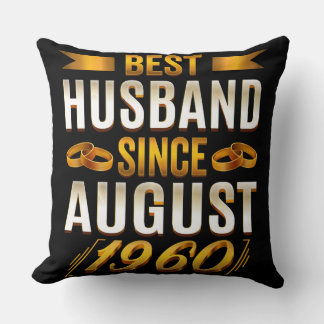 Almofada Melhor Marido desde o Engraçado 60 de agosto