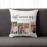 Almofada Melhor Não Nunca - Colagem de Fotos para Netos<br><div class="desc">Celebre sua Nona com o melhor Travesseiro decorativo de Colagem de Fotos de Nô Nunca. Essa sauna personalizada mostra uma bela coleção de fotos carinhosas, capturando momentos especiais com seus netos. Feito com materiais de alta qualidade, adiciona um toque na moda e sentimental a qualquer espaço, perfeito para exibição em...</div>