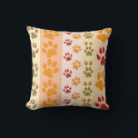 Almofada Melhor Padrão de Pets de Impressão da Pata de Cão<br><div class="desc">O padrão colorido da pata é moderno e sofisticado. Perfeito em todas as decorações,  papéis de parede,  papel de embrulho,  tecidos,  acessórios e material de estimação. Dê um presente aos seus amantes!</div>