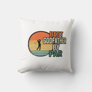 Almofada Melhor Padrasto por Par Vintage Golf Vector Design