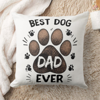 Almofada Melhor Pai de Cachorro de Todos os Tempos – Amante