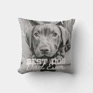 Almofada Melhor Pai de Cachorro do Mundo Moderno Personaliz