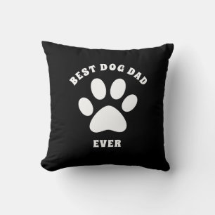 Almofada Melhor Pai De Cachorro Personalizado De Texto