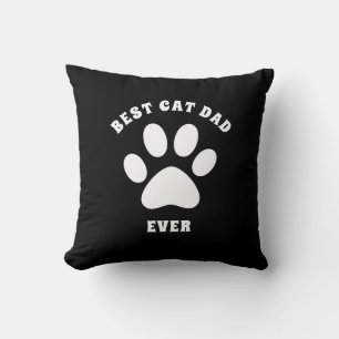 Almofada Melhor Pai De Cat Personalizado De Texto Personali