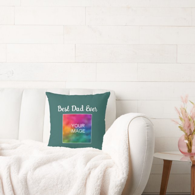 Almofada Melhor Pai de Script Moderno Personalizado (Sofá)