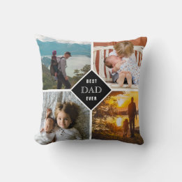 Almofada Melhor Pai do mundo, personalizado para a colagem 