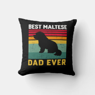 Almofada Melhor Pai Maltês de sempre, Pai de Cachorro Maltê