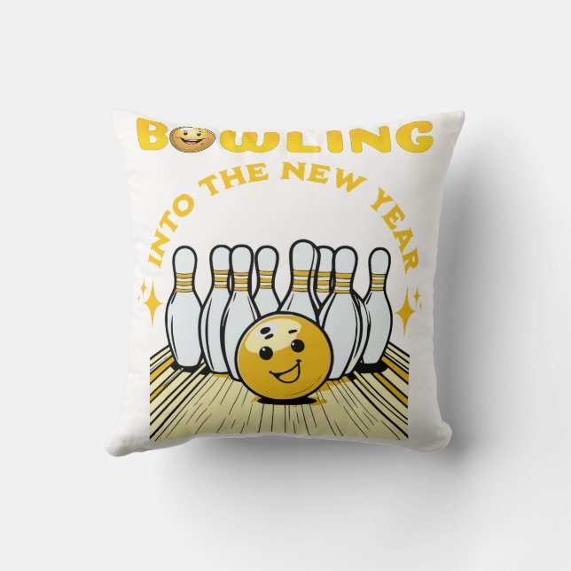 Almofada Melhor presente de Natal para amante de Boliches n (Verso)