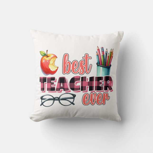 Almofada Melhor Professor de Todos os Tempos (Frente)