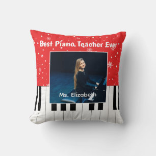 Almofada Melhor Professora De Piano Foto Chave De Piano