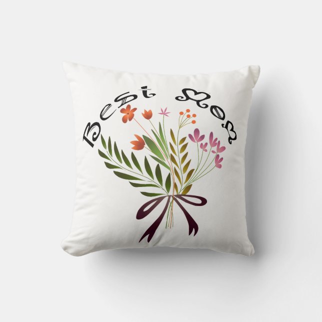 Almofada Melhor T-Shirt da Mãe (Frente)