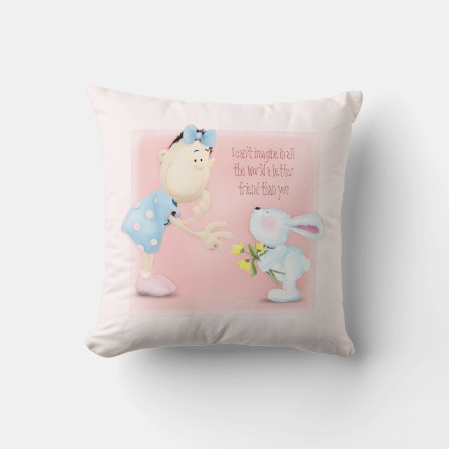 Almofada Melhor Travesseiro decorativo Amigo (Frente)