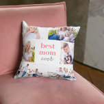 Almofada Melhor Travesseiro decorativo de Fotografia de Cor<br><div class="desc">A cor de fundo pode ser personalizada online (para qualquer cor!). Projetado por Berry Berry Sweet {www.berryberrysweet.com}</div>