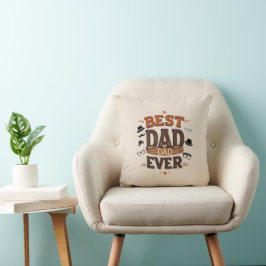 Almofada Melhor Travesseiro decorativo de Pai - Ideia de pr