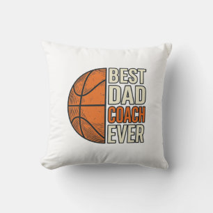 Almofada Melhor Treinador Pai de Todos os Tempos Basquete V