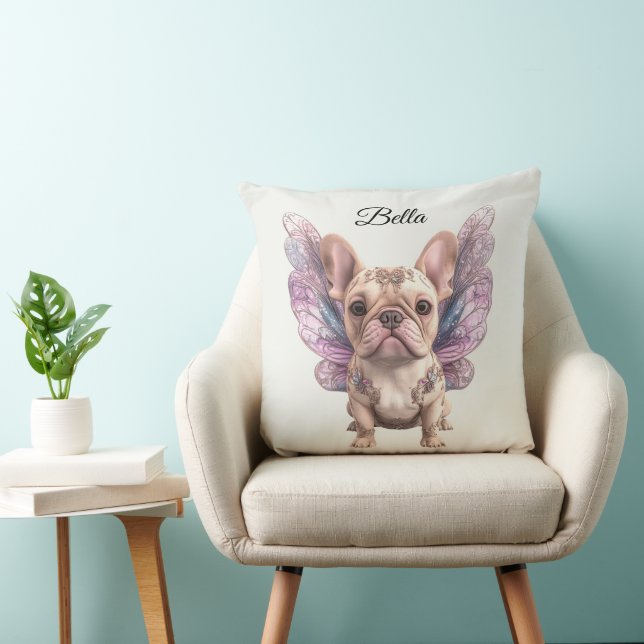 Almofada Melhores Amigas Mãe de Cachorro Decoração Bulldog  (Cadeira)