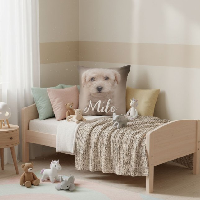 Almofada Melhores amigos animais de estimação (Criador carregado)