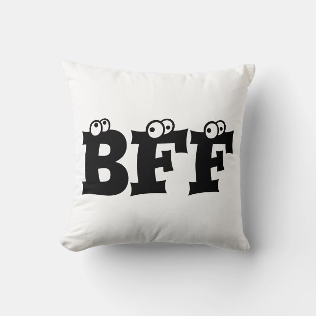 Almofada Melhores amigos de BFF para sempre, travesseiro (Frente)