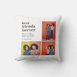 Almofada Melhores Amigos para Sempre | 3 Presente de Colage