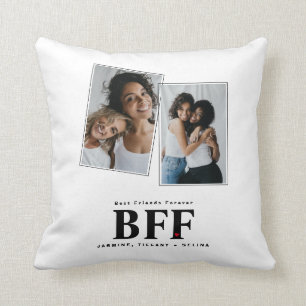 Almofada Melhores Amigos Para Sempre BFF Amiga Foto Almofad