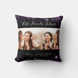 Almofada Melhores amigos para sempre fotografar o brilho ro