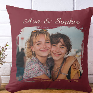 Almofada Melhores Amigos Personalizados Elegantes   Foto da