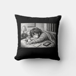 Almofada Melting Into Bed • Aesthetic Throw Pillow