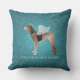 Almofada Memorial do Anjo Pet Inglês Americano