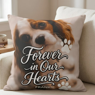 Almofada Memorial Personalizado Para Sempre em Nossos Coraç