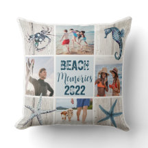 Memórias de praia - 4 fotos personalizadas