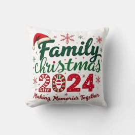 Almofada Memórias do Fazer de Natal da Família Juntas