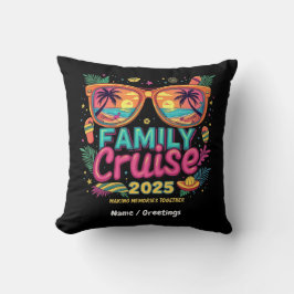 Almofada Memórias do Fazer do Family Cruise 2025 Juntas