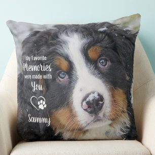 Almofada Memórias Favoritas Cachorro Lover Pet Perde Pet Me