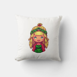 Almofada Menina loira bonita