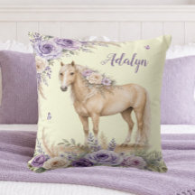 Menina Rosa Amarela Cavalo Monograma