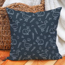 Meninos Boho Páscoa Coelho Fofo Ganso Azul Escuro