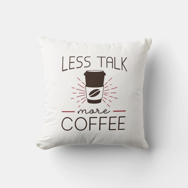 Almofada Menos Conversa Mais Café (Frente)