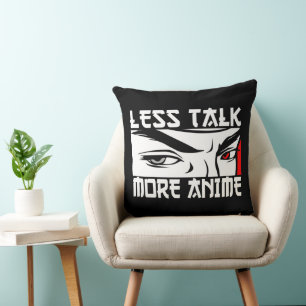 Almofada Menos Fale Mais Anime - Anime Engraçado